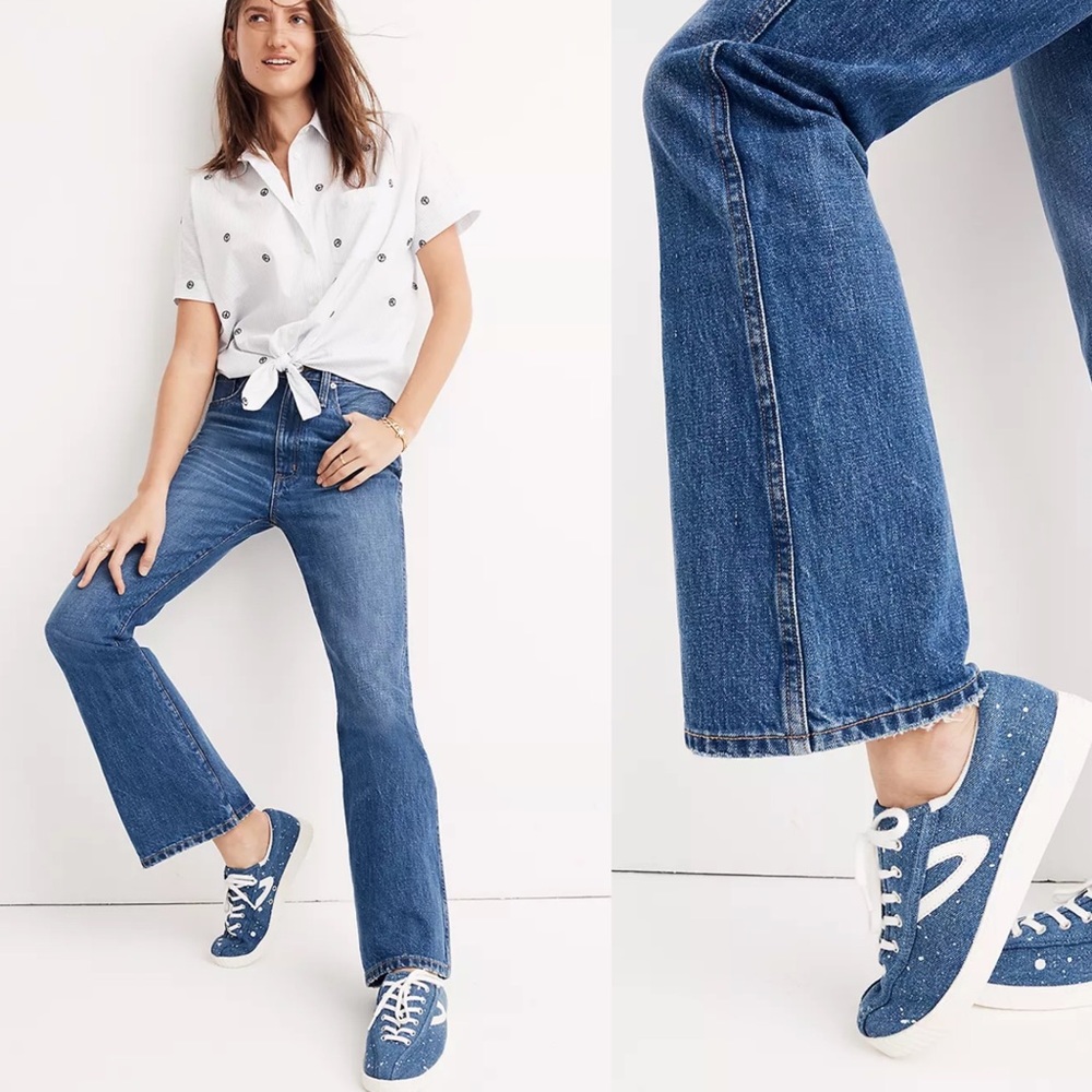 Madewell Tall Rigid Flare Jeans 32 C3